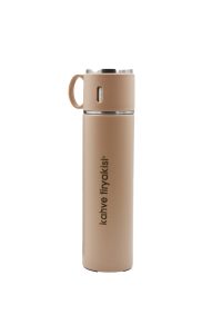 Rose Gold Çelik Termos - 580 ml (BARDAKLI)